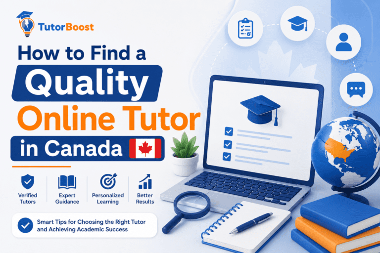 How to Find a Quality Online Tutor in Canada