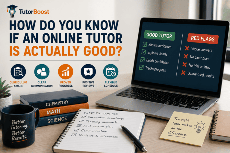 How Do You Know if an Online Tutor Is Actually Good?