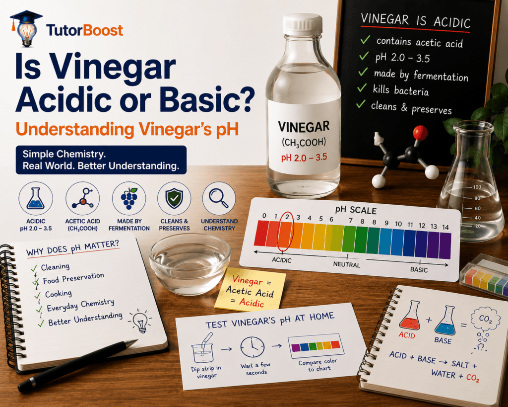 Vinegar Acidic or Basic?