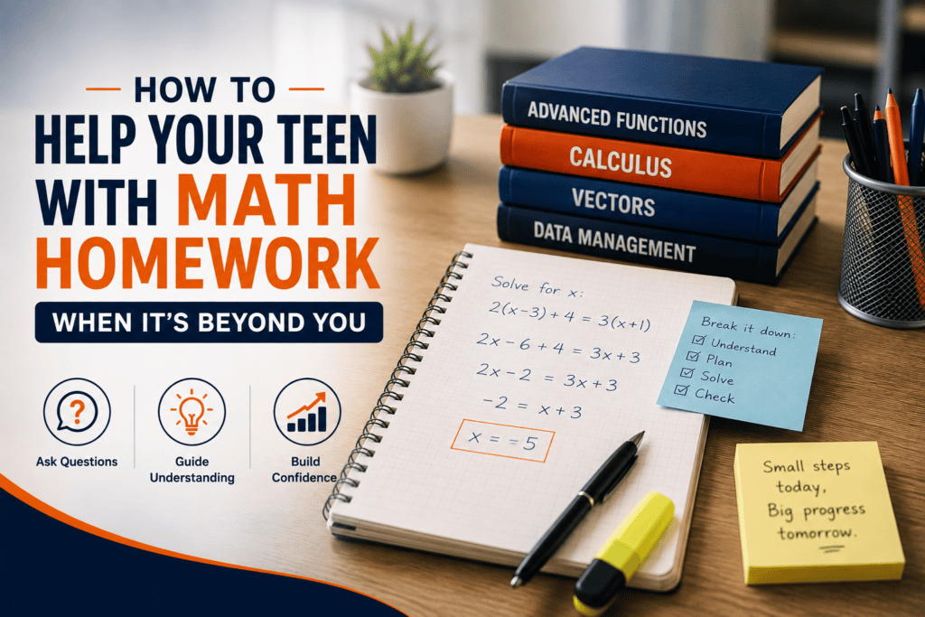 How to Help Your Teen With Math Homework
