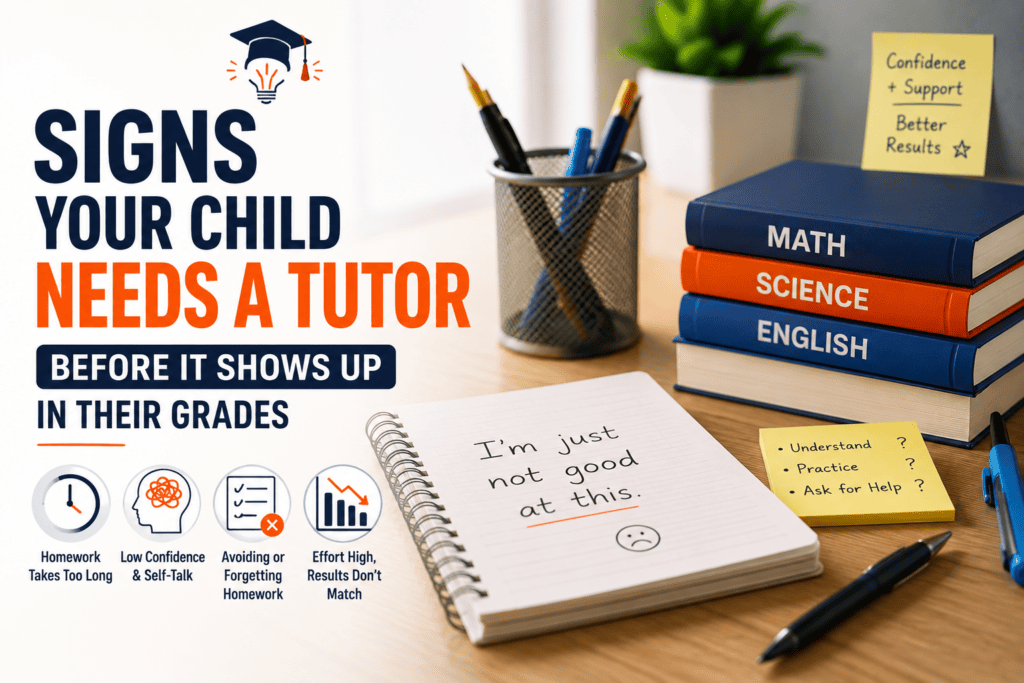 Signs Your Child Needs a Tutor