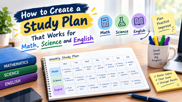 How to Create a Study Plan